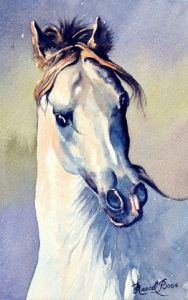 Voir le détail de cette oeuvre: Tête du cheval blanc